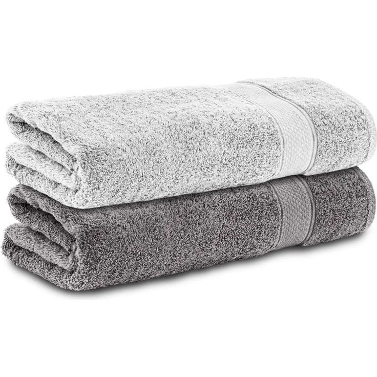 Komfortec Handtücher 100% Baumwolle, 470 g/m², Frottee (2-St), Badetücher 50x100 cm Set, Weich