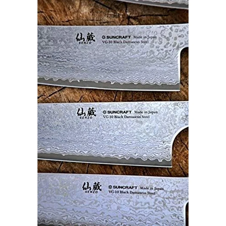 Suncraft Suncraft Senzo schwarzes Etagenmesser 165mm VG10 BD08 – Bild 3
