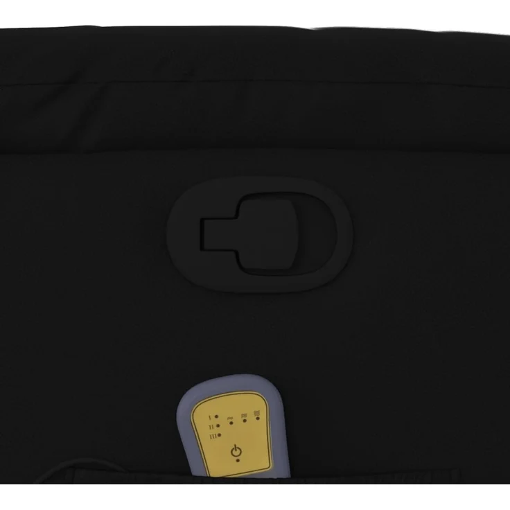 vidaXL Massage-Relaxsessel, Kunstleder, Schwarz 3205744 – Bild 9