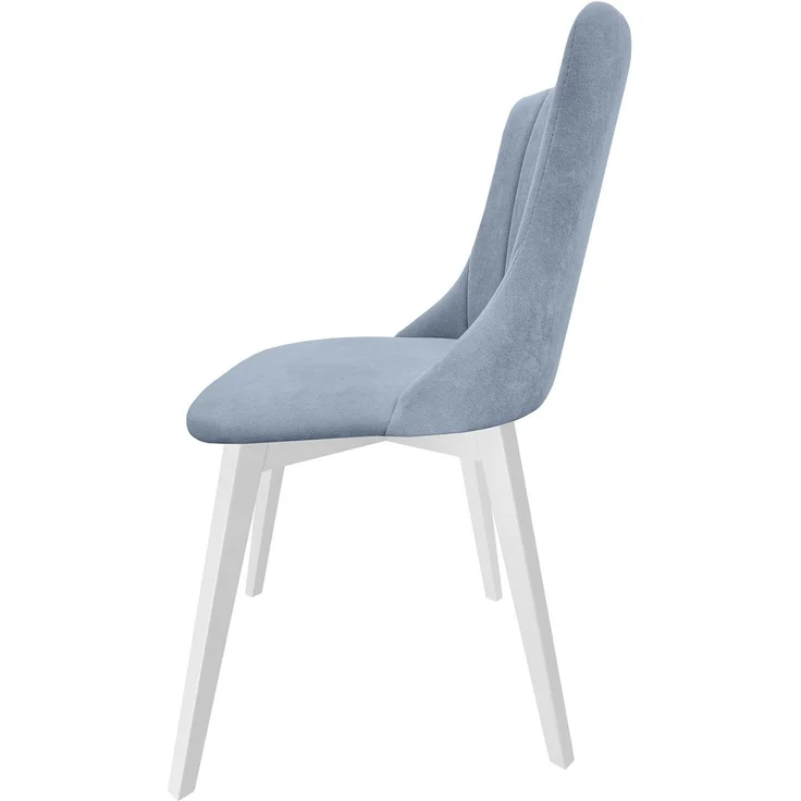 Gemütlicher Polstersessel graues Polster weiße Stuhlbeine V-90.71-60WP38Einzelstück – Bild 5