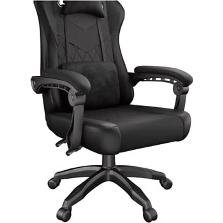 Natec Fury Shinai S2 Gaming Stuhl, ergonomisch, Leder, schwarz, bis zu 120 kg