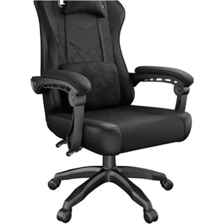 Natec Fury Shinai S2 Gaming Stuhl, ergonomisch, Leder, schwarz, bis zu 120 kg