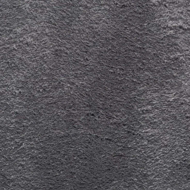 vidaXL Teppich HUARTE Kurzflor Weich und Waschbar Anthrazit Ø 100 cm 375009 – Bild 3