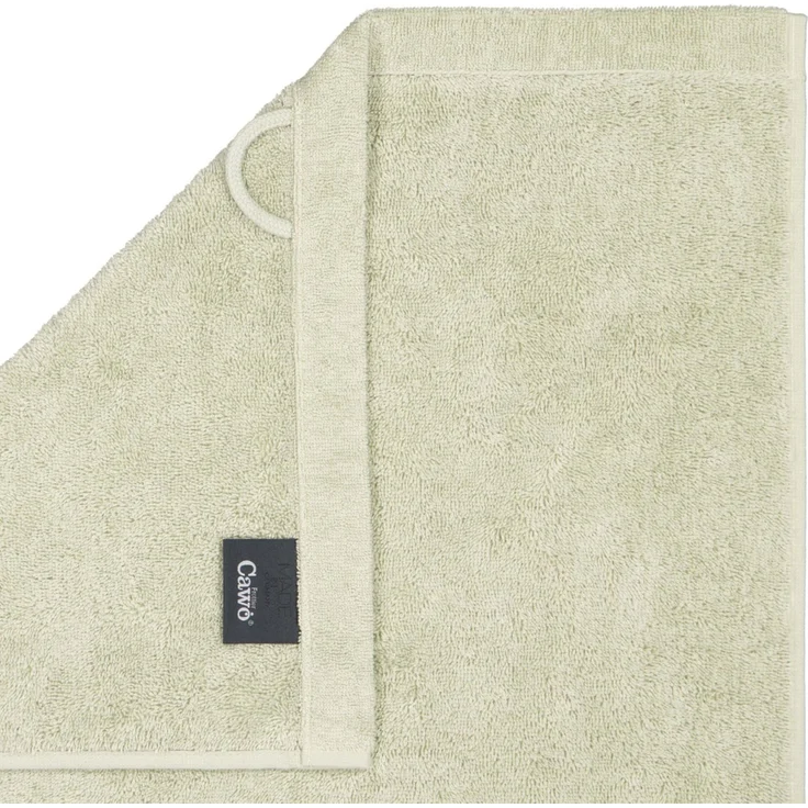 CAWÖ Gästetuch, 3er Pack - Lifestyle, Walkfrottier, Baumwolle, einfarbig Wasabi 30x50cm – Bild 3
