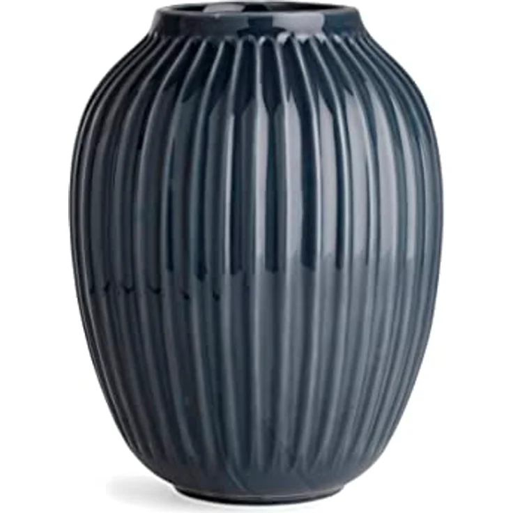 Kähler Hammershøi Vase 25 cm anthracite – Bild 2