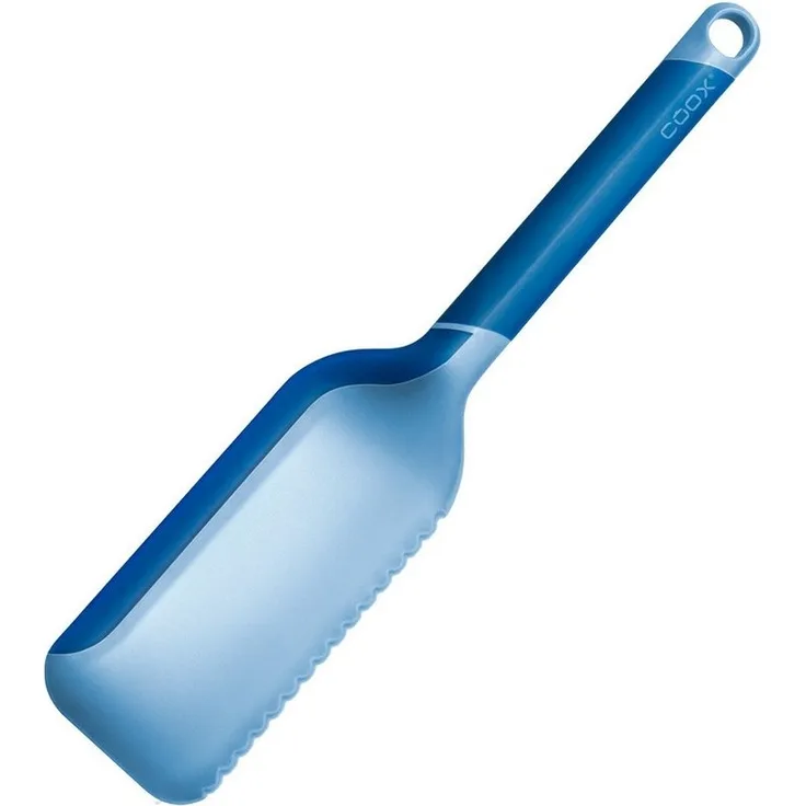 coox Tortenheber Tortenheber mit Schneidfunktion Silikon Blau, Schneidheber Kuchenschneider