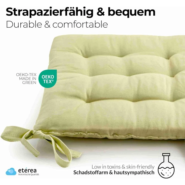 etérea Himmlische Qualität Sitzkissen etérea Sitzkissen Stuhlkissen Basic Auflage und – Bild 2