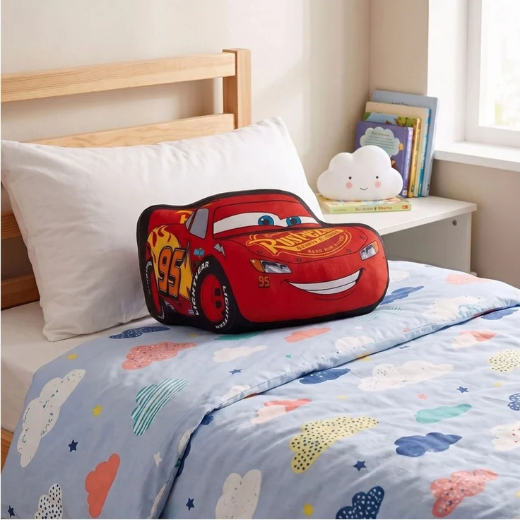 Sarcia. eu Dekokissen Disney Cars Lightning McQueen WEICHES Dekokissen 40x24 cm – Bild 4