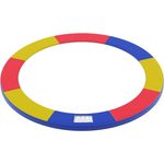 Songmics Trampolin Randabdeckung, 100% UV-beständig Reißfest Federabdeckung, bunt, Ø305cm