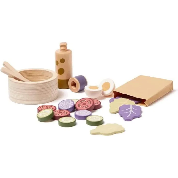 Salatset aus Holz | Kid's Concept