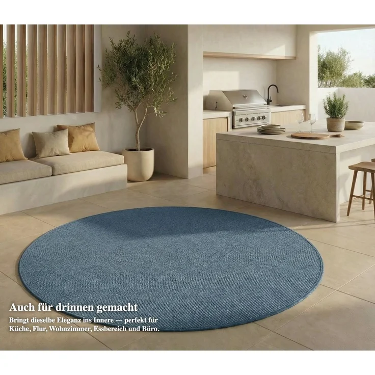 Jimri Outdoorteppich Key West, Rechteckig, Outdoor Teppich Balkonteppich Terassenteppich – Bild 1