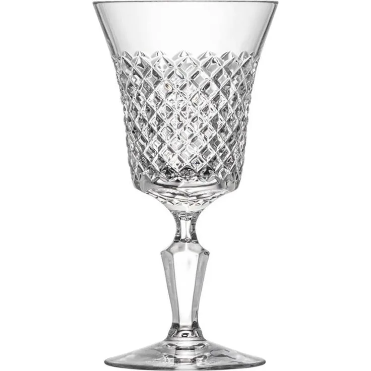 Rotweinglas Kristall Karo clear (18,5 cm)