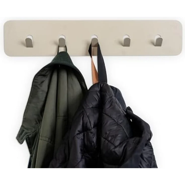 Garderobenleiste >Tilly< in cremweiß, Metall - 50x10x3cm (BxHxT) – Bild 2