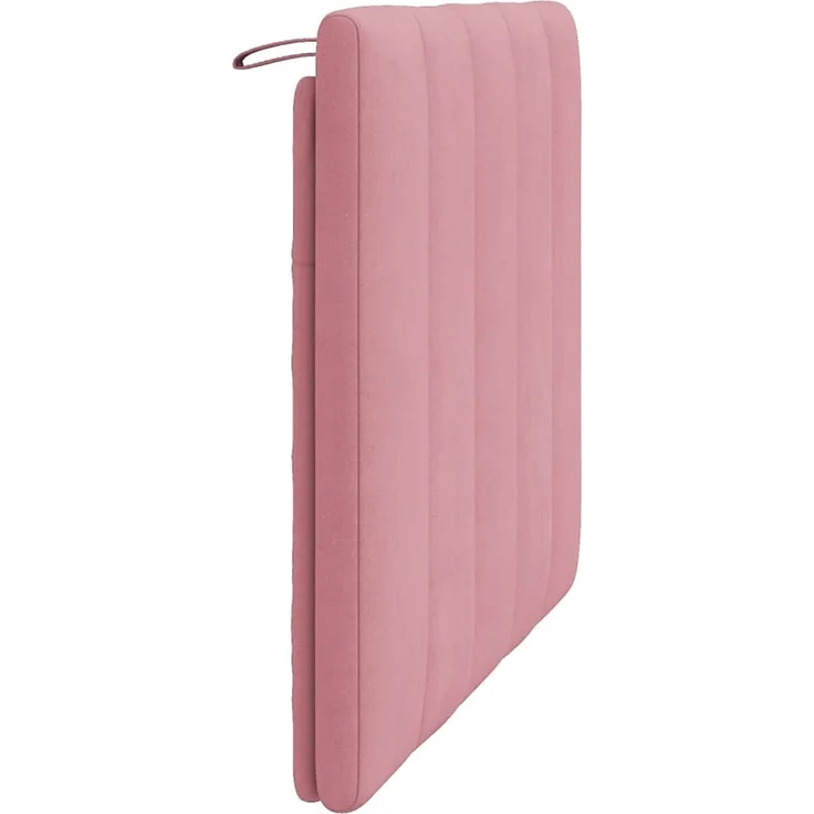 vidaXL Kopfteil-Kissen Rosa 100 cm Samt 374660 – Bild 6