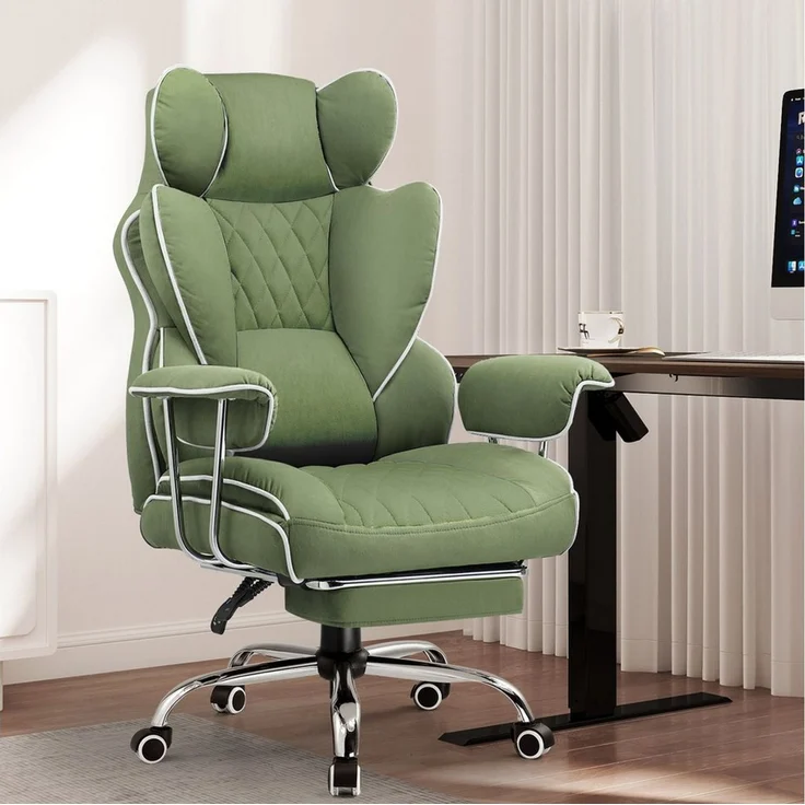 GTPLAYER Gaming-Stuhl Bürostuhl Gamer Stuhl gaming stuhl Schreibtischstuhl Chefsessel, mit Taschenfeder-Lendenwirbelstütze, breiter Büro-Computersessel – Bild 3