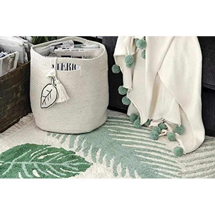 Lorena Canals Leaf Aufbewahrungskorb Beige – Bild 5