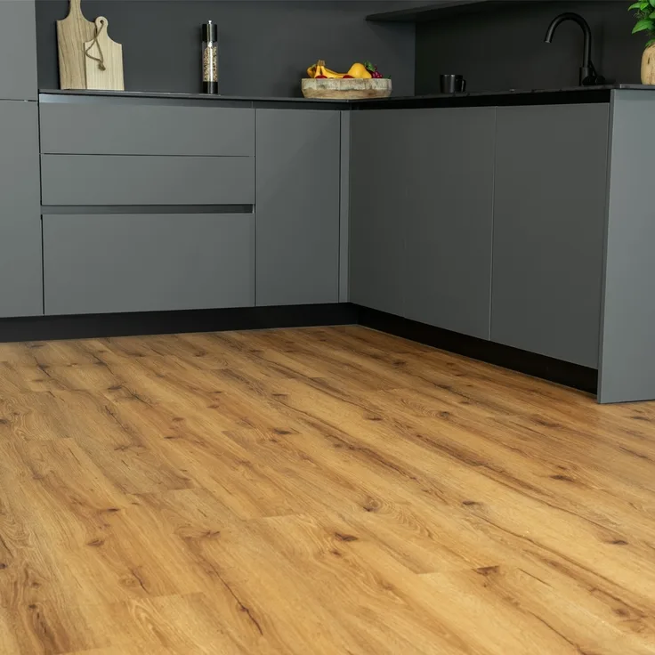HOME DELUXE Klick-Vinylboden mit Trittschall ROMIA Eiche - 30 m²