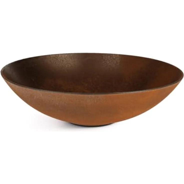 matches21 HOME & HOBBY Blumentopf Pflanzschale für draussen Dekoschale rund Rost-Optik 28 cm (1 St), Blumen-Schale als wetterfeste Friedhof-Schale Grab-Schmuck Grabschale – Bild 5