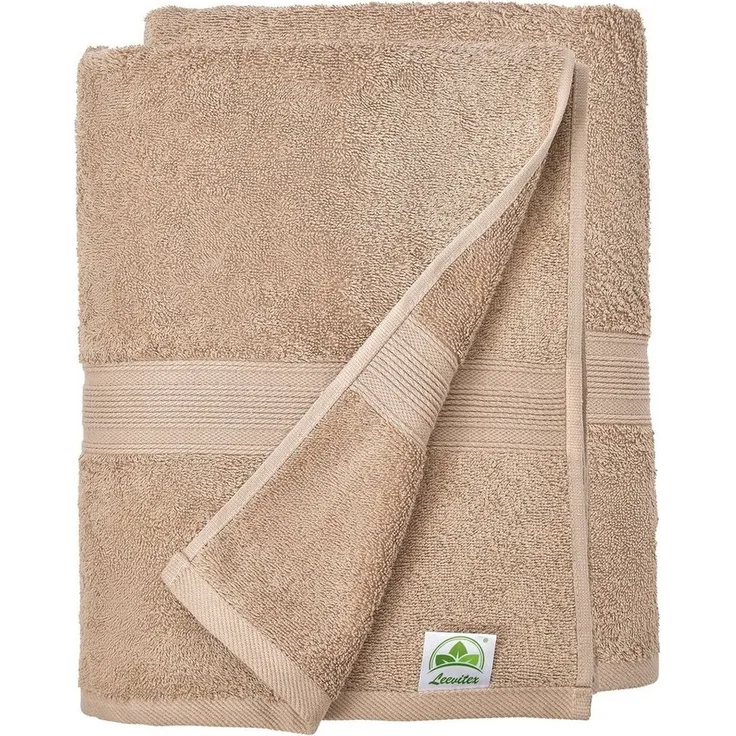 leevitex® Duschtuch Flauschiges 2er Set 100% Baumwolle – extra saugfähig, 70x140 cm – Pflegeleicht, langlebig & sanft zur Haut