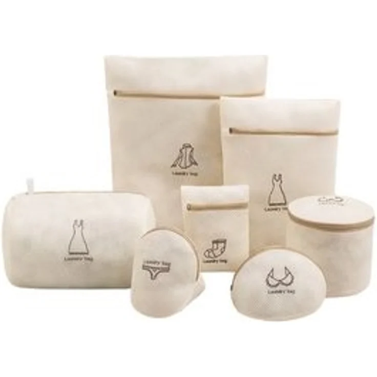 Blusmart Wäschesäckchen Wäschenetz für Waschmaschine,(Net Bh Waschen Korb Organizer, 7-St, Kulturbeutelnetz in 7 Größen), für Unterwäsche Kleidung Wäsche Tasche – Bild 6