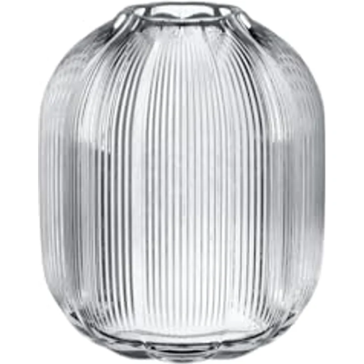 Villeroy & Boch Fleur Vase 19 cm klar, mundgeblasene Glasvase, spülmaschinenfest, elegantes blütenförmiges Design für Dekoration und Blumenarrangements – Bild 1