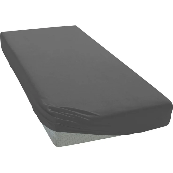 OTTO home Spannbettlaken Cremona, in PREMIUM Qualität aus 96% Baumwolle & 4% Elasthan, Single-Jersey, Gummizug: rundum, (1 Stück), Größe ab 90x200 cm, in 145g/m² sowie 180 g/m² erhältlich – Bild 1