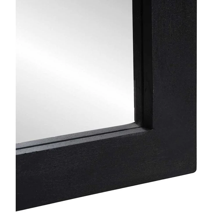 vidaXL Badezimmer Spiegel Schwarz und Silber 70 x 50 x 2,5 cm 4018839 – Bild 3