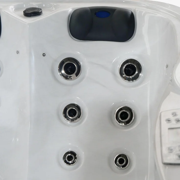 TroniTechnik Whirlpool Outdoor Whirlpool, 3 Personen, 29 Düsen, 2 Sitzplätze,1 Liegeplatz,LED, (1-tlg), Outdoor-Whirlpool mit regulierbaren Düsen, LED, ARISTECH Acryl – Bild 6