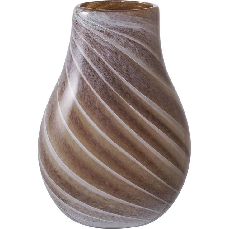 House Nordic Vase, Glas, braun, ø16x23 cm – Bild 1