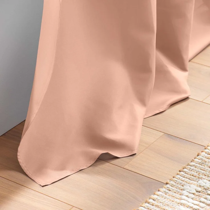 Mikrofaser Vorhang 140x260 Gardine Schal Ösen Vorhänge transparent Wohnzimmer – Bild 3