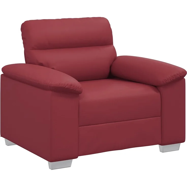 vidaXL Sessel Weinrot 100x81x84 cm Kunstleder 4105329 – Bild 1