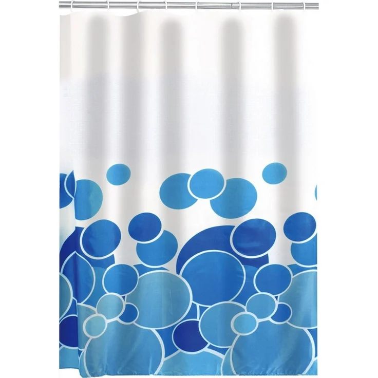 Ridder Duschvorhang Kani blau Breite 180 cm – Bild 1
