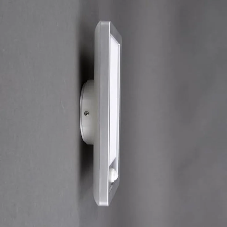 TELEFUNKEN LED Außenwandleuchte, Außenlampe mit Bewegungsmelder und Dämmerungssensor, 16 Watt, 2000 Lumen, IP44, rechteckig, Silber, 280x150x45mm – Bild 5