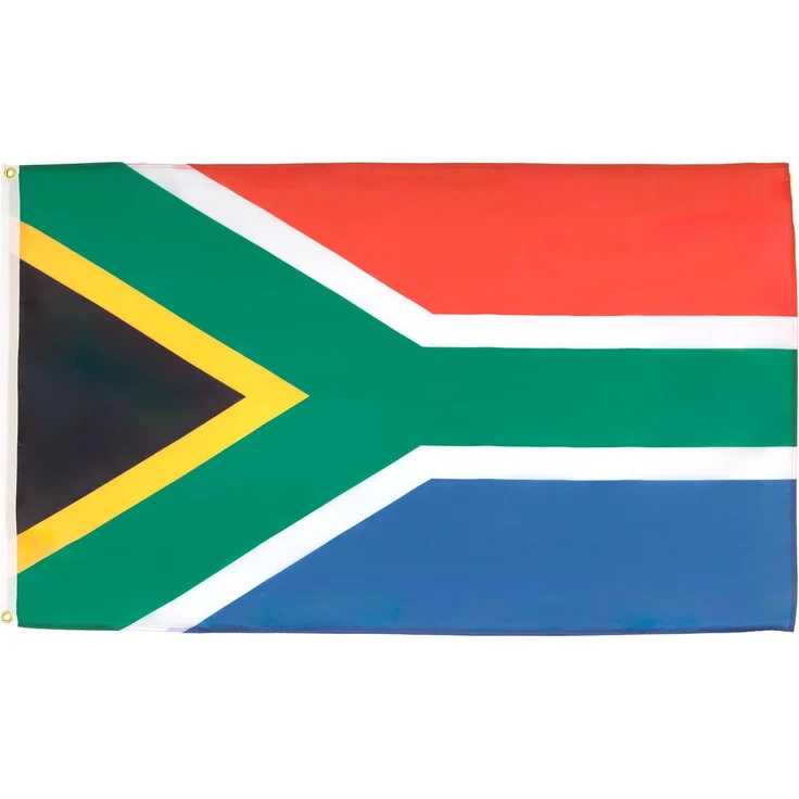 AZ FLAG - Flagge Südafrika - 90x60 cm - Republik Südafrika Fahne 100% Polyester mit Messing-Ösen - 50g
