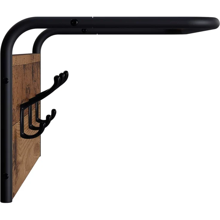 vidaXL Garderobenständer 60 x 30 x 25 cm Altholz Holzwerkstoff 8014086 – Bild 3