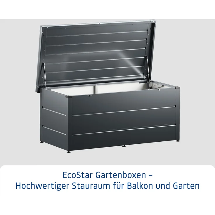 Hörmann Ecostar Gerätebox, Gartenbox, Kissenbox, grau, 830 l – Bild 4