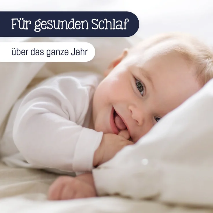 Julius Zöllner 'Hygienika' Kissen und Bettdecke, 100/135+40/60 – Bild 11