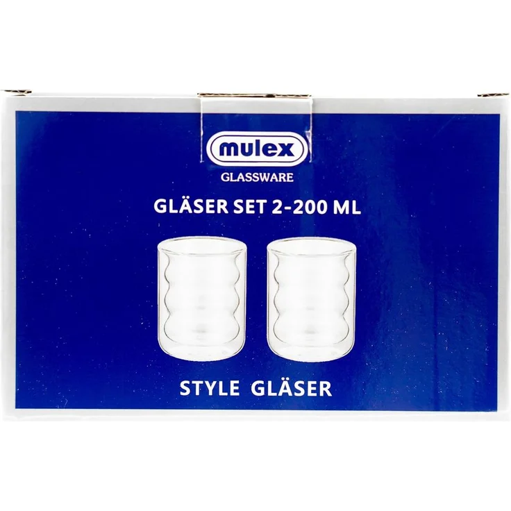 Mulex 4 Tlg. Espressogläser Latte Macchiato Gläser Dopplewandig Gläser-Set 200 ml – Bild 5