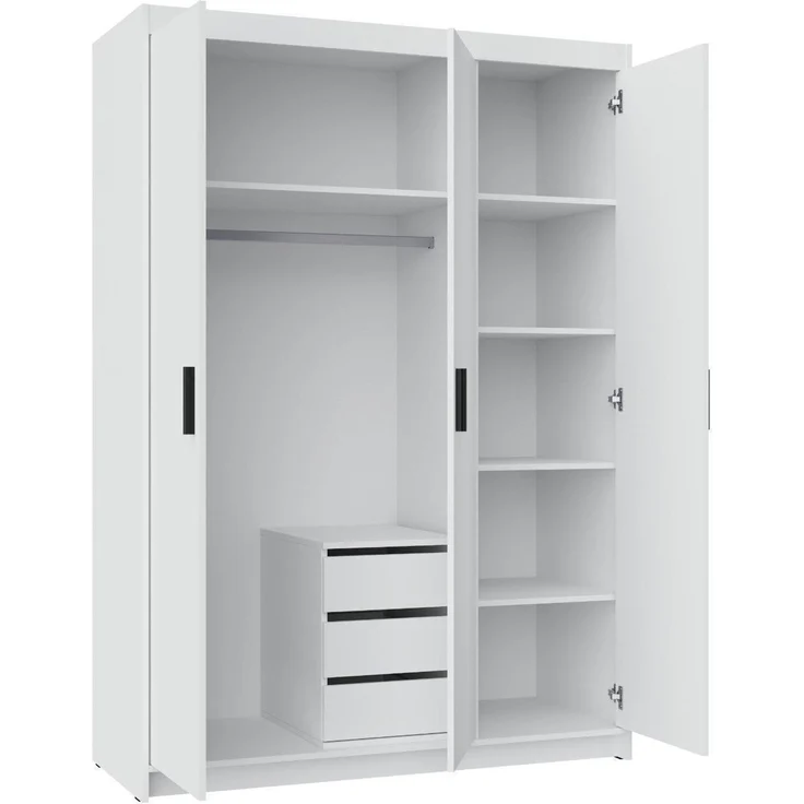 AX LIVING Schubkasteneinsatz Storicos Kommode weiß 38,6 x 51,3 x 50 cm – Bild 4