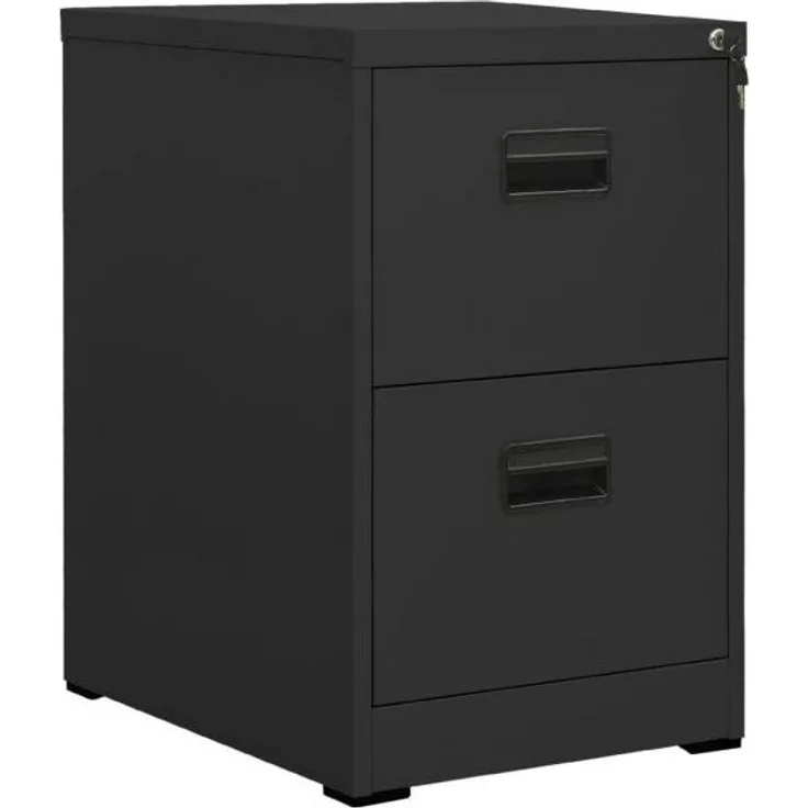 vidaXL Aktenschrank Anthrazit 46x62x72,5 cm Stahl 336273