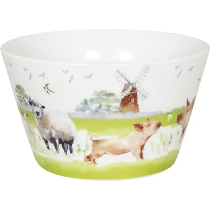 Könitz Müslibecher Farm Animals, Müslischale, Porzellan, Bunt, 525 ml, 11 9 248 2696