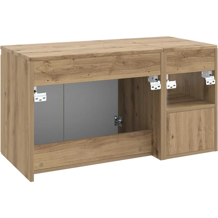vidaXL Badezimmerschrank-Set 2 stk. Artisan-Eiche 92,5 x 44,5 x 50 cm 3404123 – Bild 6