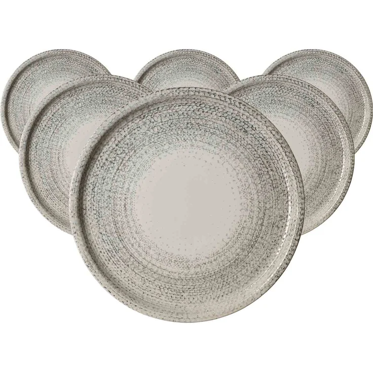 Ritzenhoff & Breker Rimini Pizzateller ø 30 cm Stone 6er Set – Bild 1