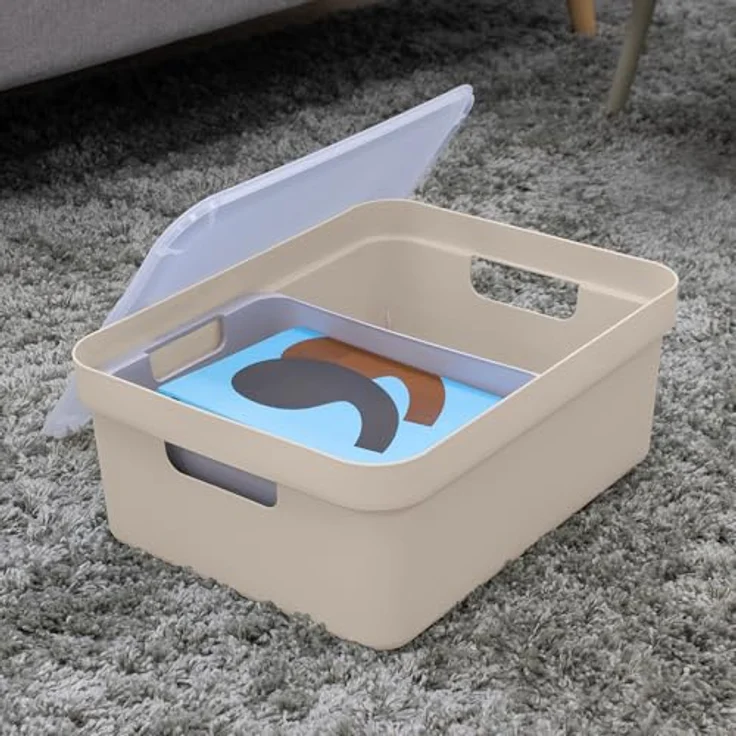 Sigma home Aufbewahrungsbox 24L beige – Bild 8