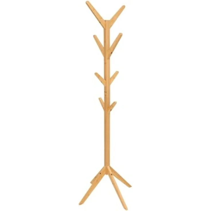 5five Bambus-Garderobenständer TREE 8 Haken 178 cm – Bild 1