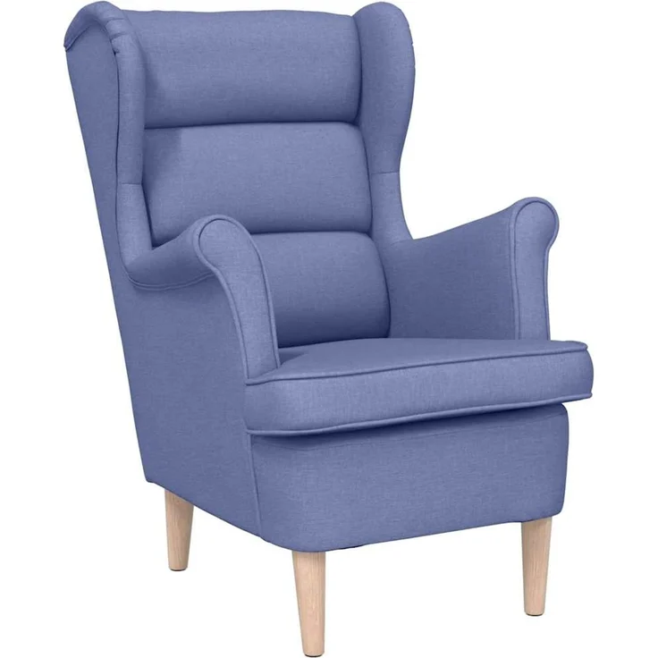 Sessel wohnzimmer, Relaxsessel Jeansblau 74 x 84 x 100 cm Stoff – Bild 2
