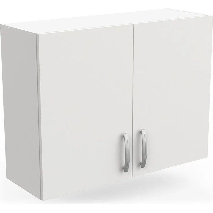 Hängeschrank >Nova< in matt weiss - 80x60x28cm (BxHxT)