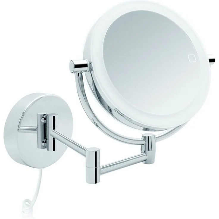 Libaro Kosmetikspiegel mit Beleuchtung MODENA LED Schminkspiegel 3-fach & 7-fach Vergrößerung, LED Wandmontage, Vergrößerungsspiegel 2-seitig, 360° drehbar, dimmbar – Bild 4