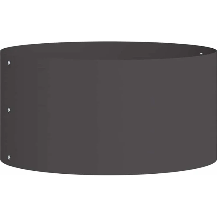 vidaXL Pflanzenring Schwarz 40 x 40 x 20 cm Kaltgewalzter Stahl 873606 – Bild 2