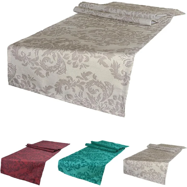 beties Tischläufer Epoche (1-tlg, 1 Stück Tischläufer), 40x150 cm Baumwolle linen-taupe
